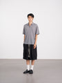 Jacquard Zip Shirt 緹花針織POLO 衫 - Grey