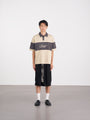 Striped Logo Polo Shirt 條紋logo Polo 衫 - KHAKI