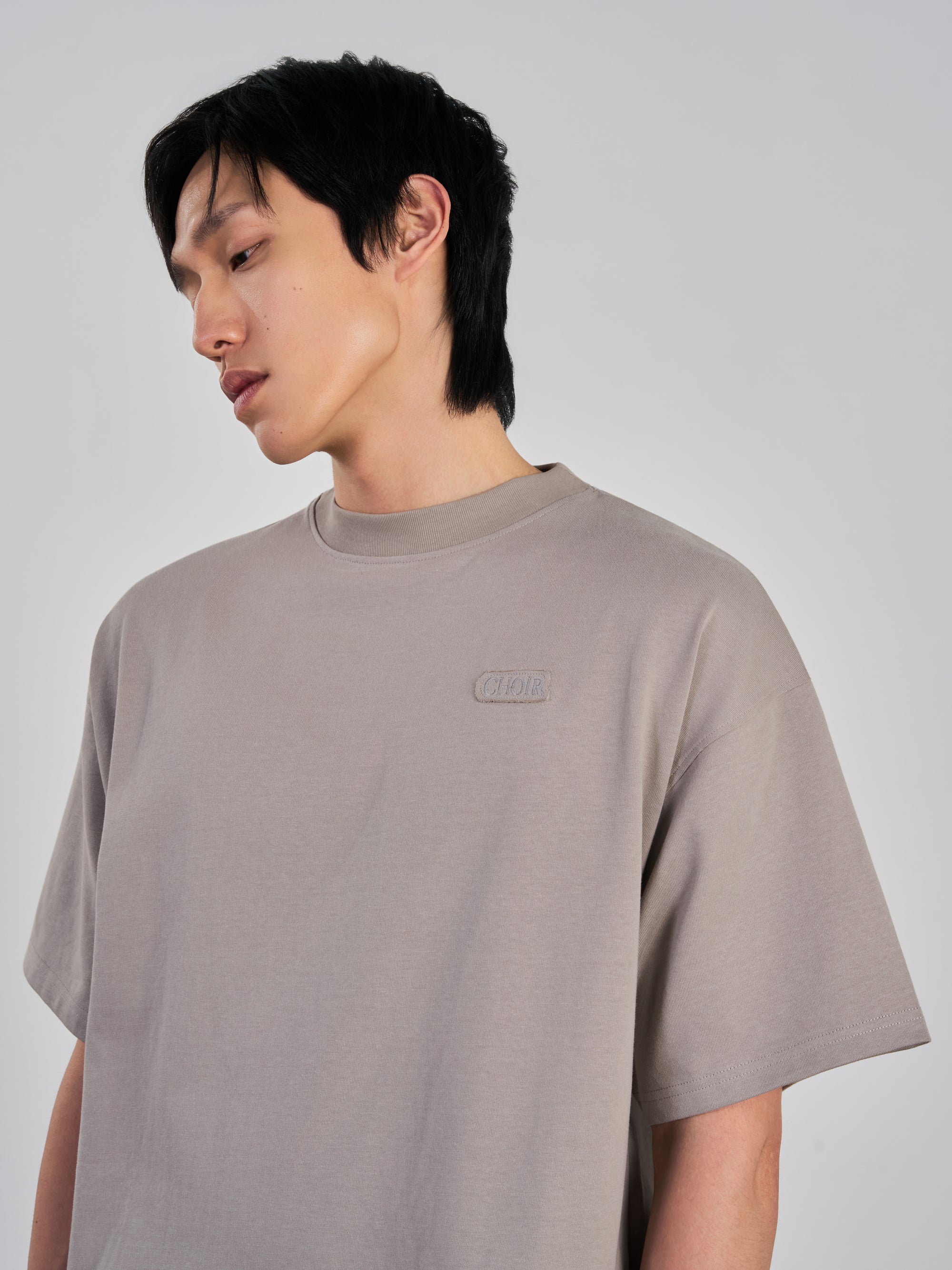 Logo Tee 布章LOGO T恤 - GREY