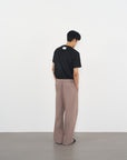 Relaxed Tailored Trousers 寬鬆西裝長褲-Brown