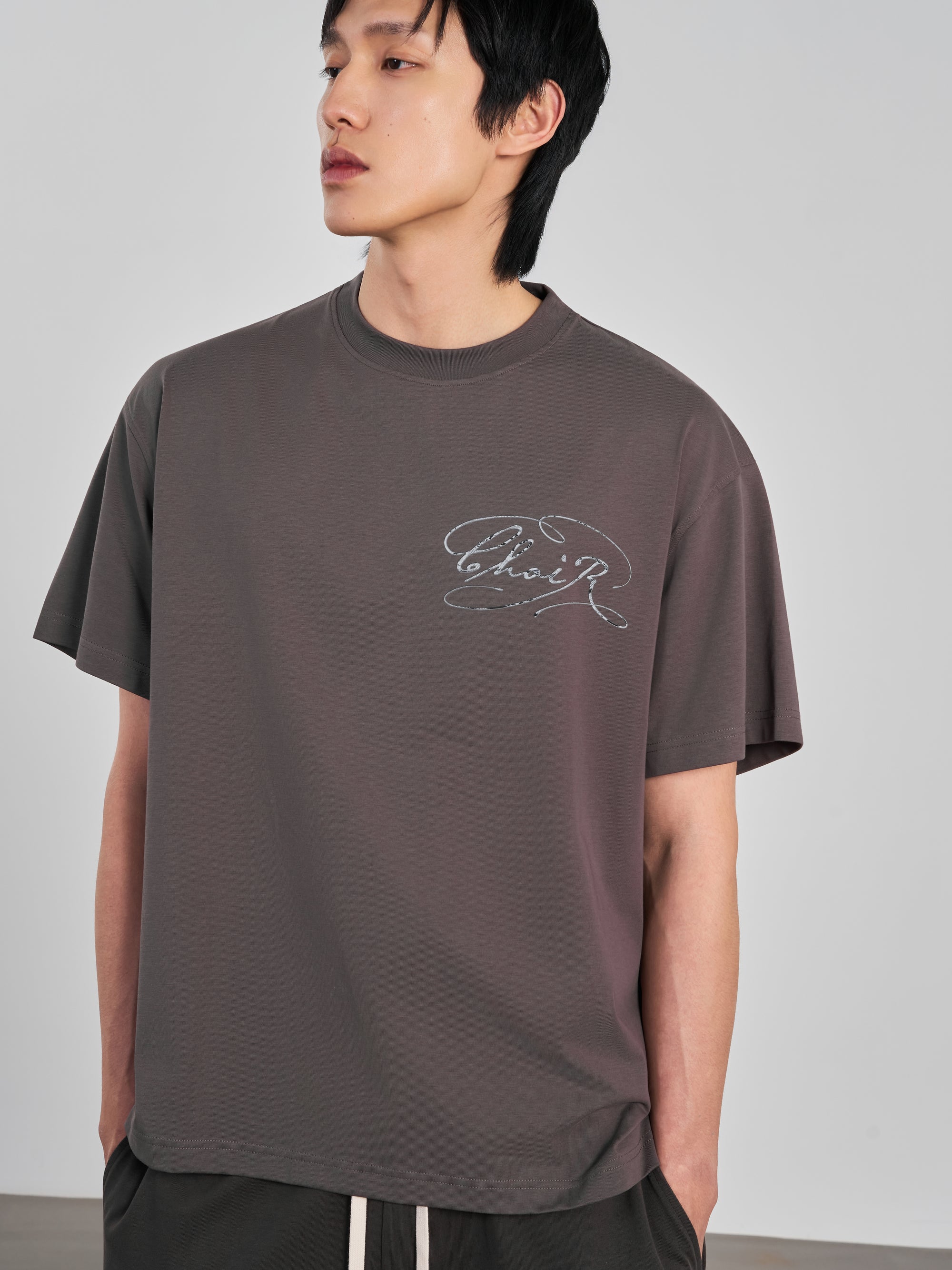 Choir Printed Logo Tee 印花Logo踢恤 - GREY