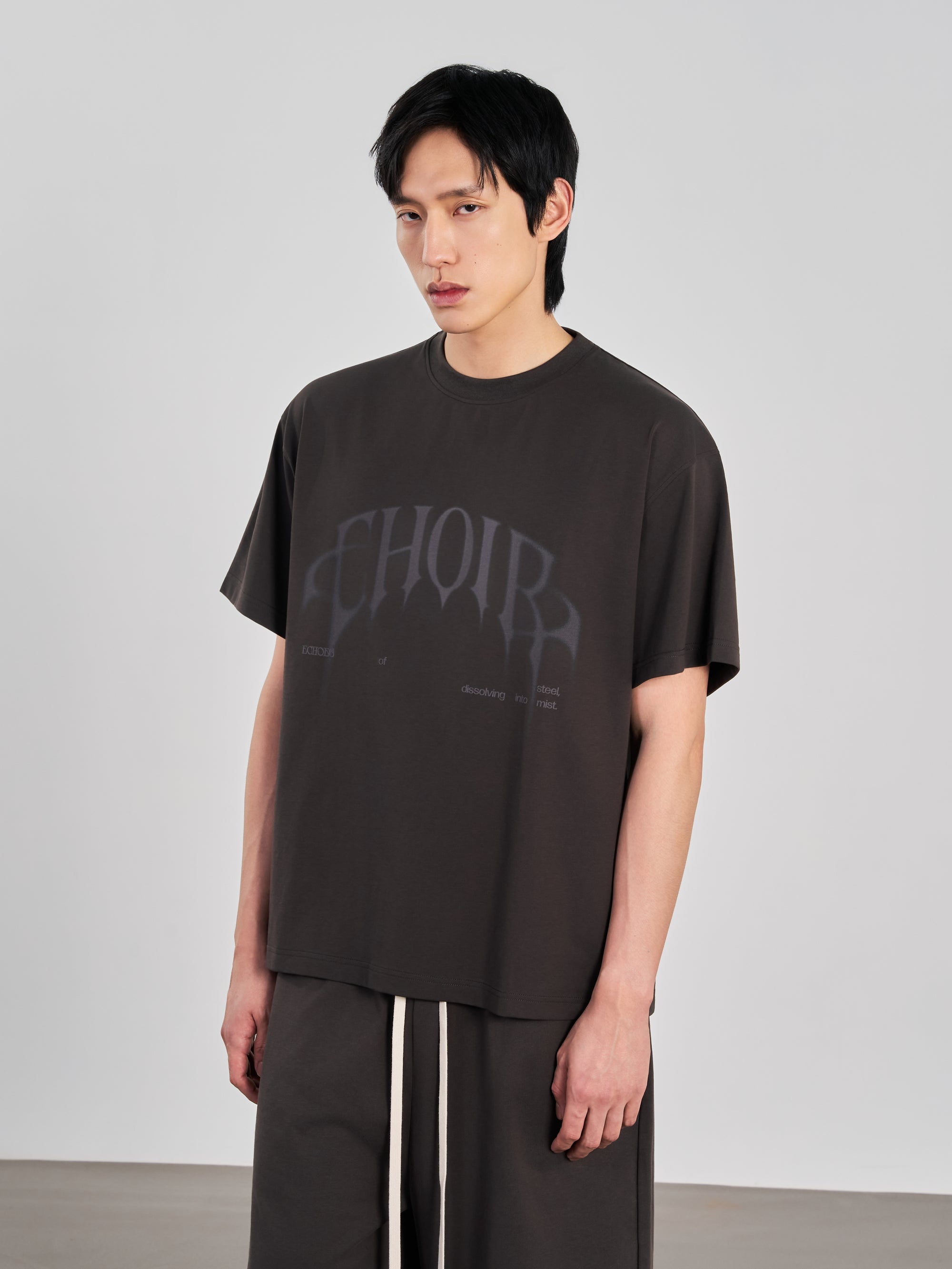 Choir Goth Logo Tee 哥德Logo印花踢恤 - DARK GREY