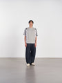 Mesh Tee 拼接刺繡球衣 - GREY