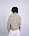 Ribbed Jacket 拼接羅紋外套 - BROWN