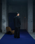 Crinkle Blazer 落肩西裝外套 - Black