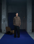 Harrington Jacket 千鳥格襯衫外套 - Brown