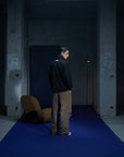 Knit Sweater 絲瓜領衛衣 - Black