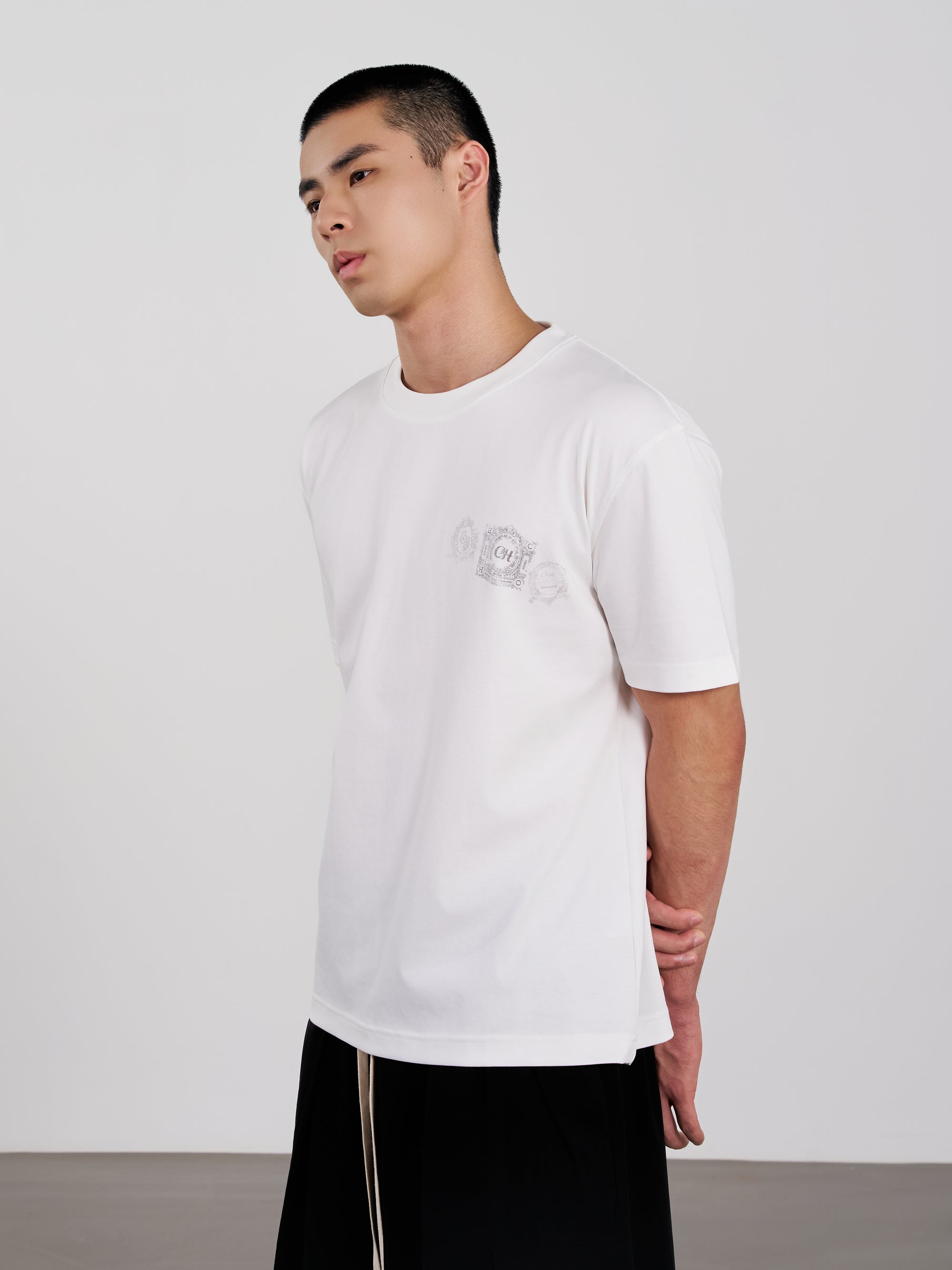 Choir Stampage Tee 印章踢恤 - WHITE