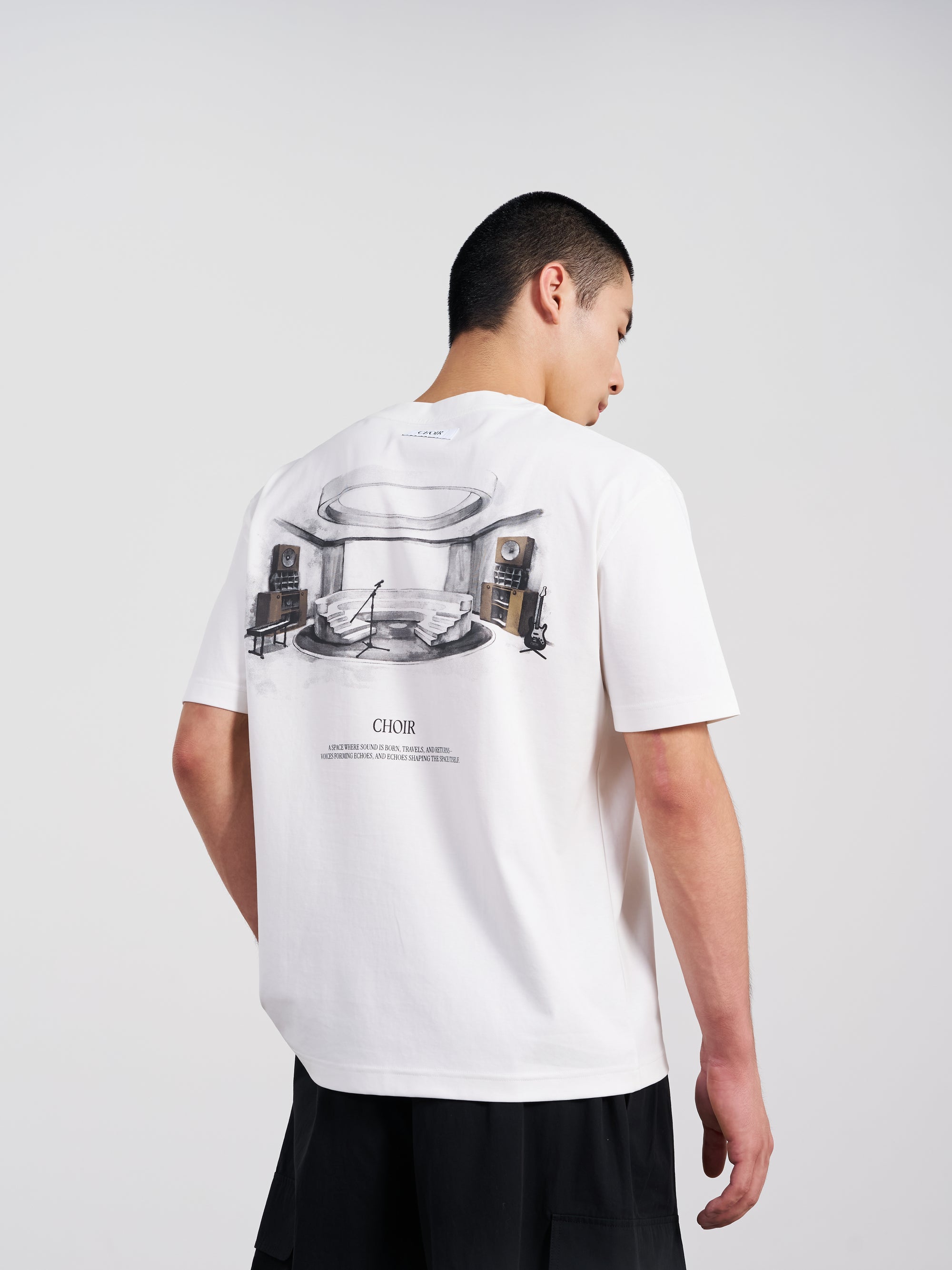 Choir Band Tee 樂團踢恤 - White