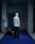 High Neck Overshirt 高領長版上衣 - Grey
