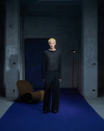 Knit Sweater 針織透膚上衣 - Black