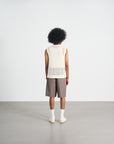 Knit Vest  LOGO 簍空針織背心 - Beige
