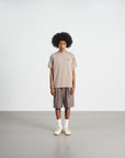 Choir Overlay Serif Monogram Logo Tee 圈型印花短袖踢恤 - BROWN