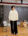 Neutrals Panel Hoodie - Beige