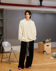 Neutrals Square  Collar Crew Neck - Beige