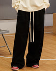 Neutrals Wide Sweatpants - Black