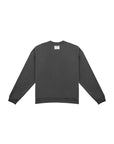 Neutrals Square  Collar Crew Neck - Gray