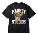 SHOOTING FOR PEACE T-SHIRT - WASHED BLACK