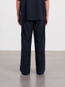 Panel Wide Pants 口袋造型直筒褲-Navy