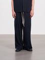 Panel Wide Pants 口袋造型直筒褲 - NAVY