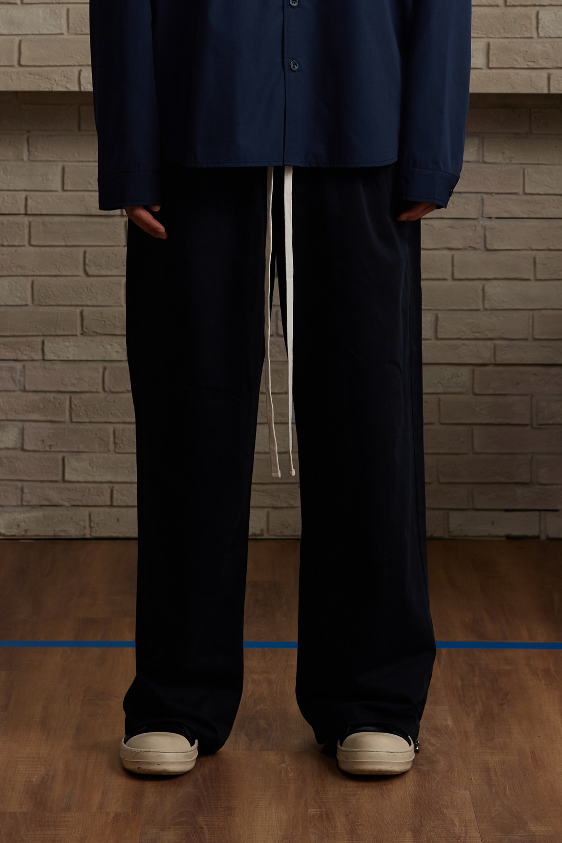 Vintage Baggy Pants-Black