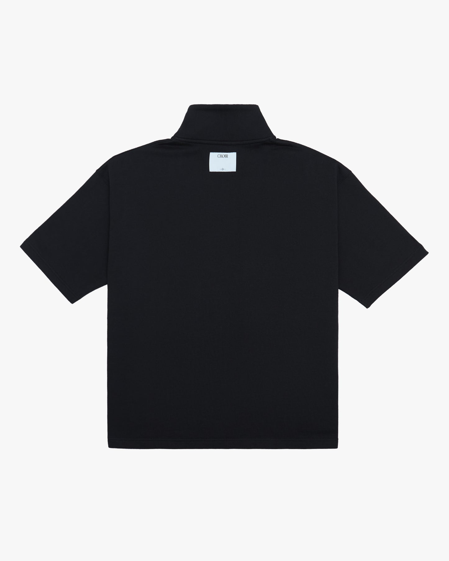 Half Zip Polo - Black